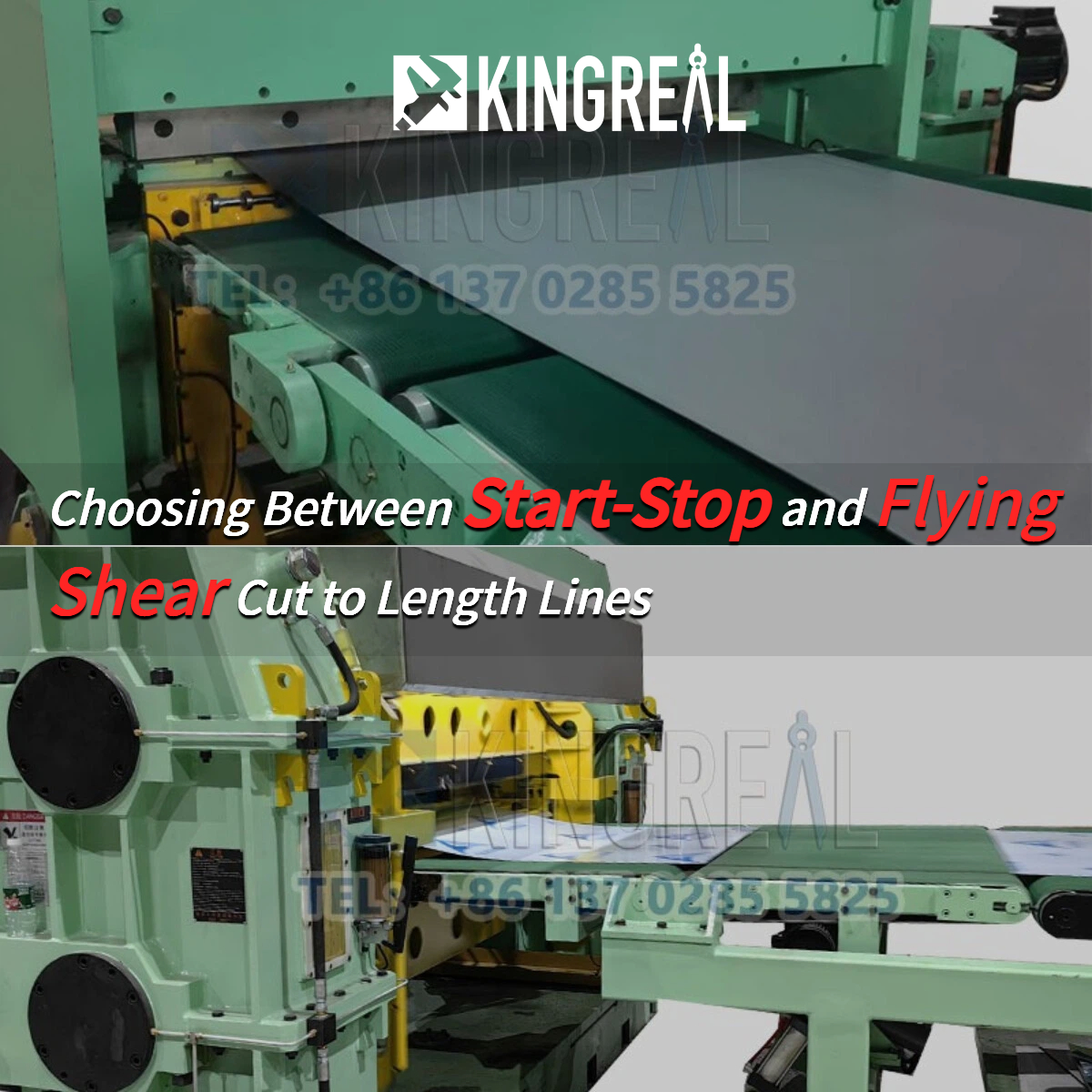 ການເລືອກລະຫວ່າງ Start-Stop ແລະ Flying Shear ຕັດເປັນເສັ້ນຄວາມຍາວ