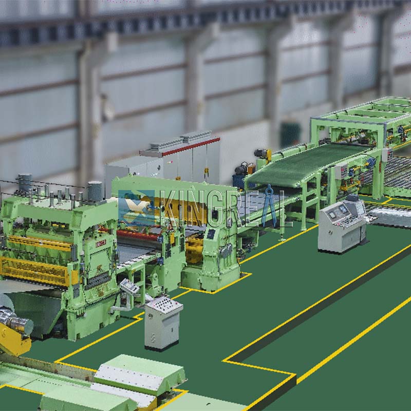 fly shearing cut to length line