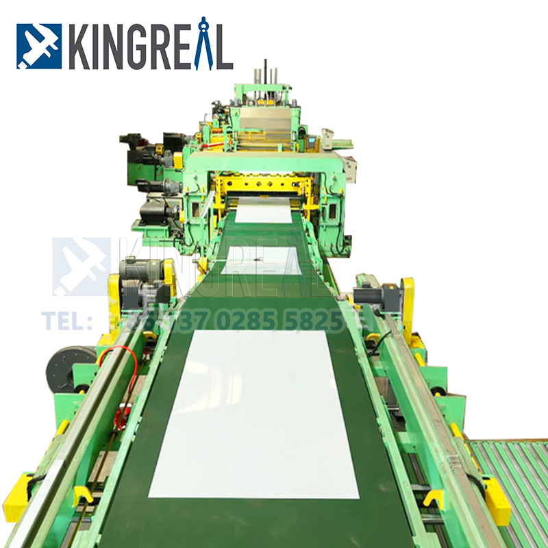 steel cut to length line