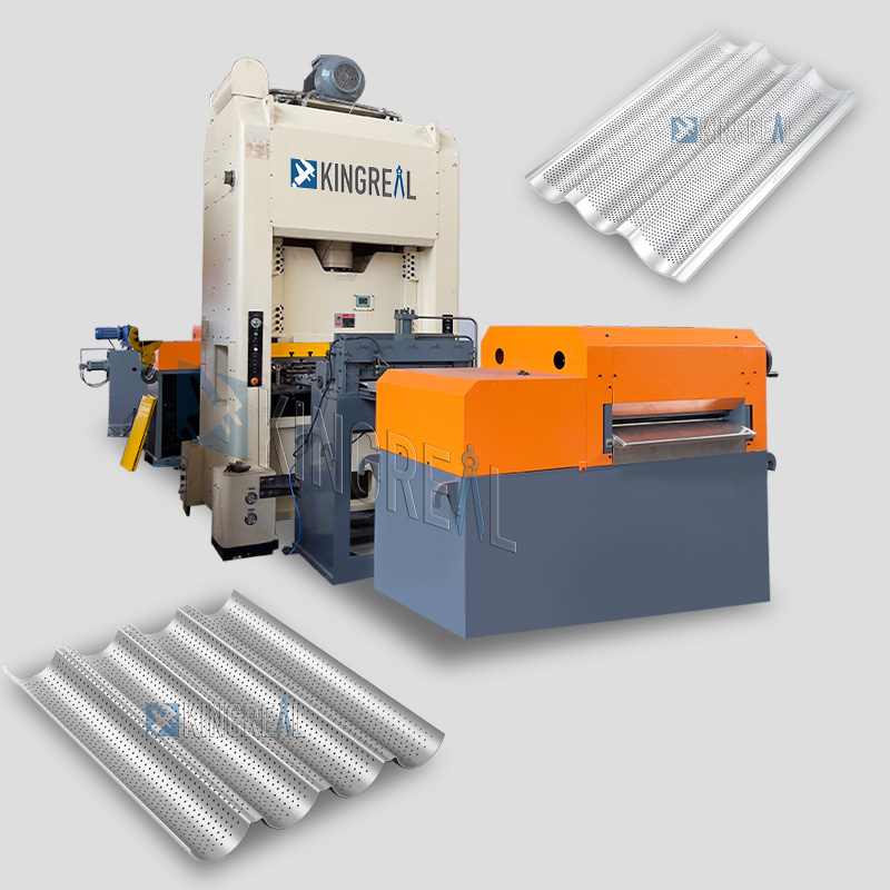 ຖາດ Baguette ໂລຫະ Perforated Punching ເຄື່ອງຜະລິດ