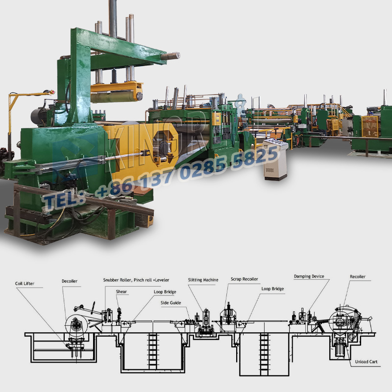 ເຄື່ອງ slitting ສະແຕນເລດເຄື່ອງ
